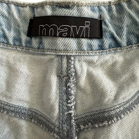 Mavi ~ Women’s Rosie Denim Cutoff Shorts ~ size 25 / 5 ~ distressing throughout - Picture 11 of 13
